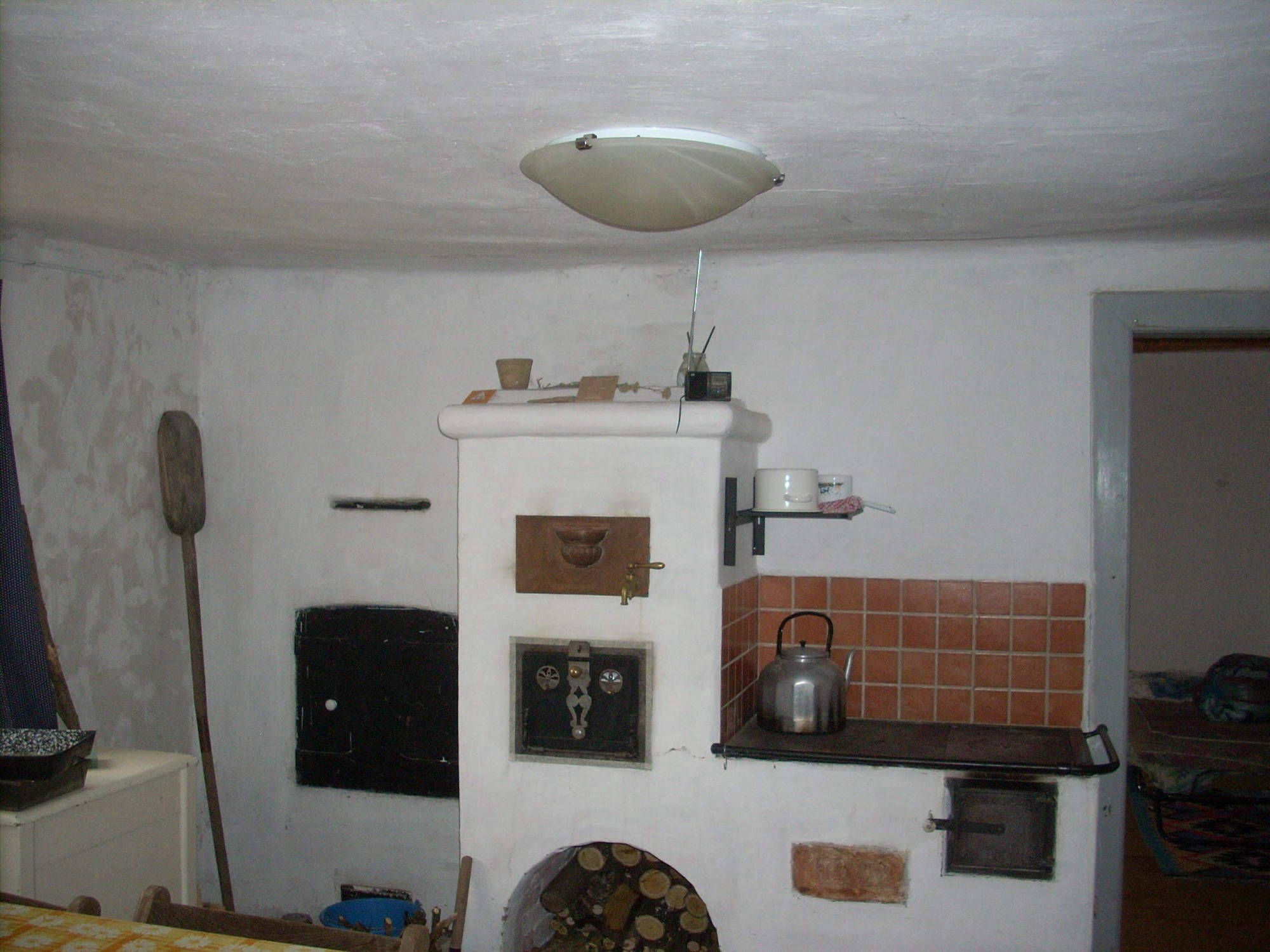 Takaréktűzhely egy alföldi tanyán. Épült :2014-ben